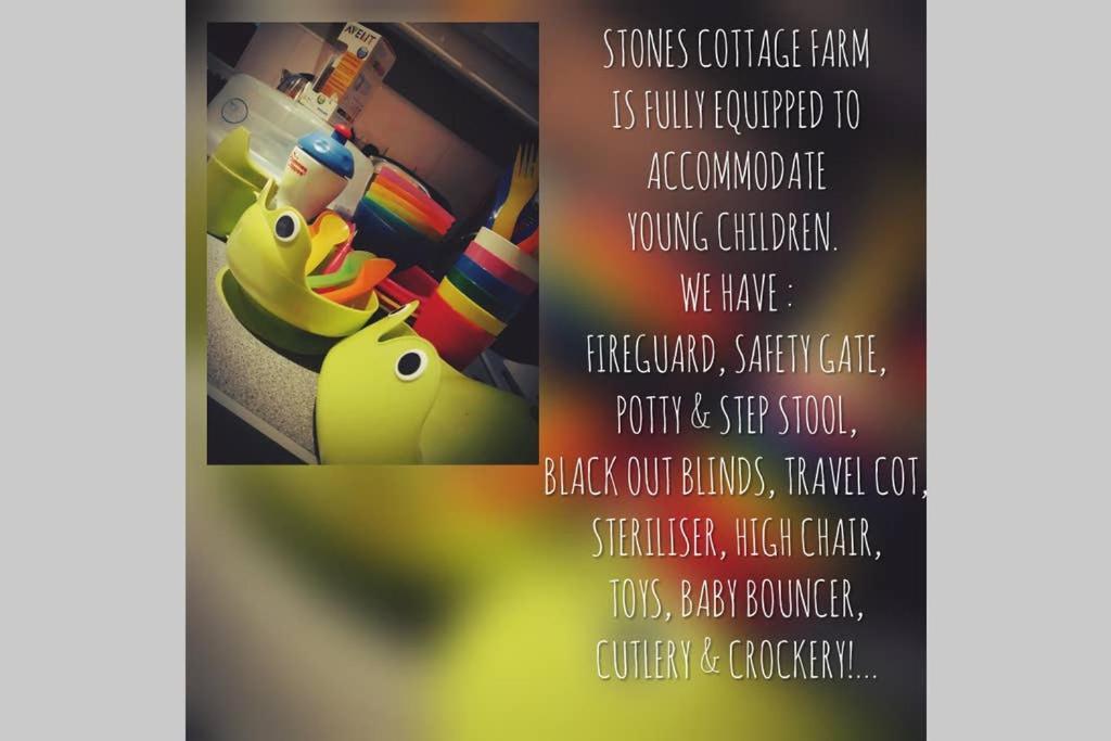 Stones Cottage Farm, Nr Haworth, Family Friendly, Work Friendly, Gaming Barn, Crafting, Free Wifi, Free Parking, Ev Point Oxenhope Eksteriør billede